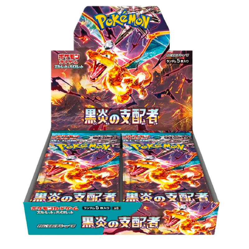 Pokemon TCG-Scarlet & Violet: Ruler of the Black Flame Booster Box SV3